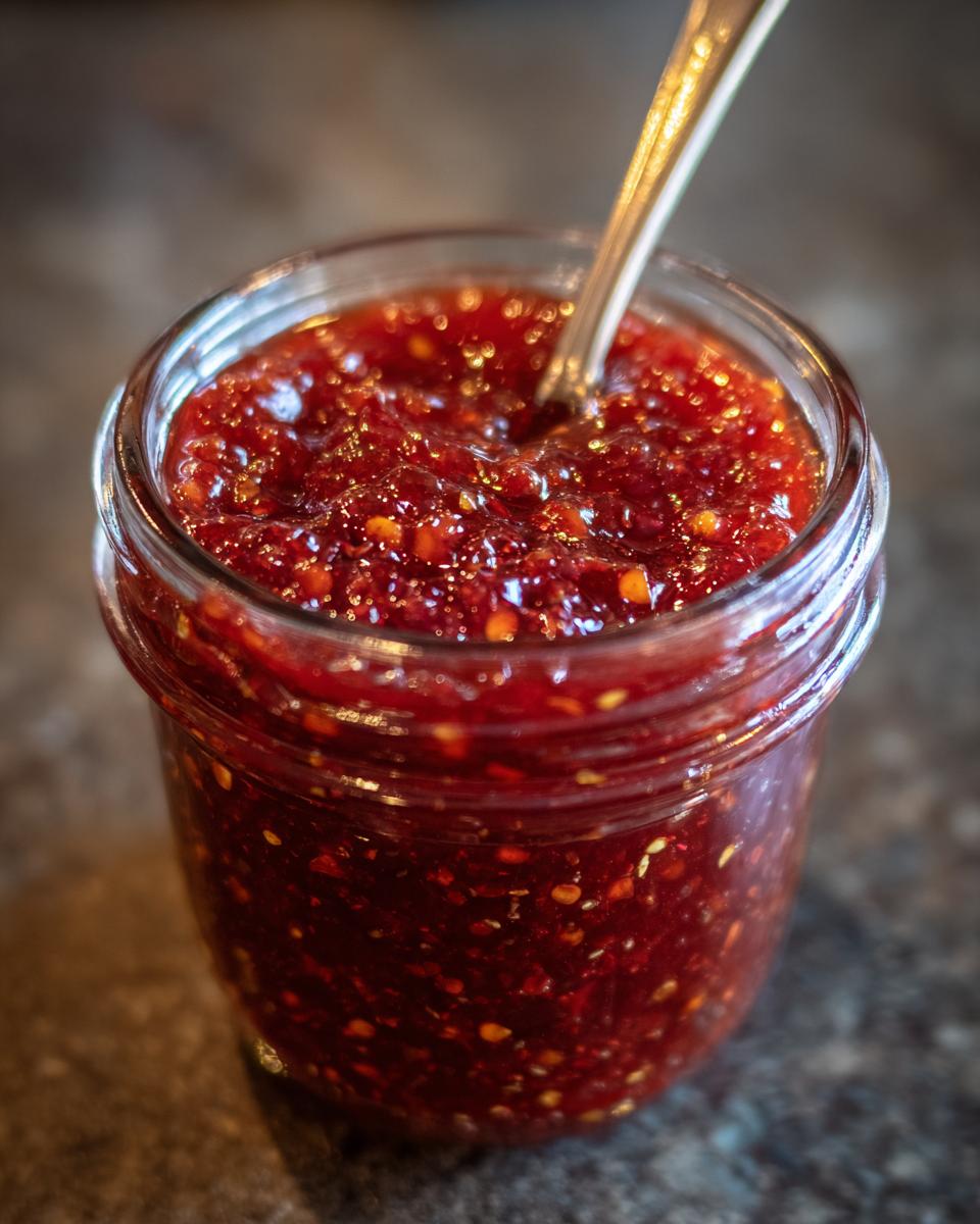 Strawberry Habanero Jam - detail 3