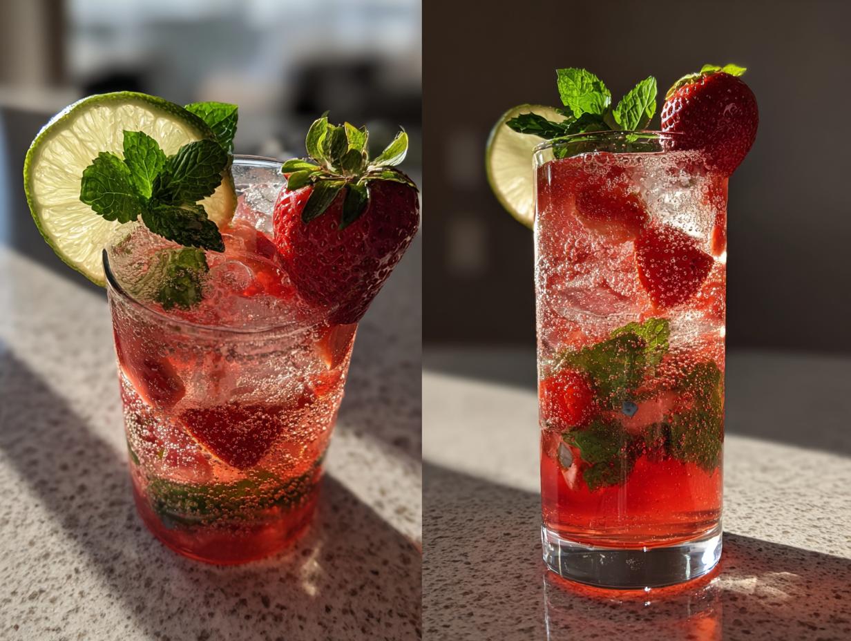 Strawberry Mojito Mocktail