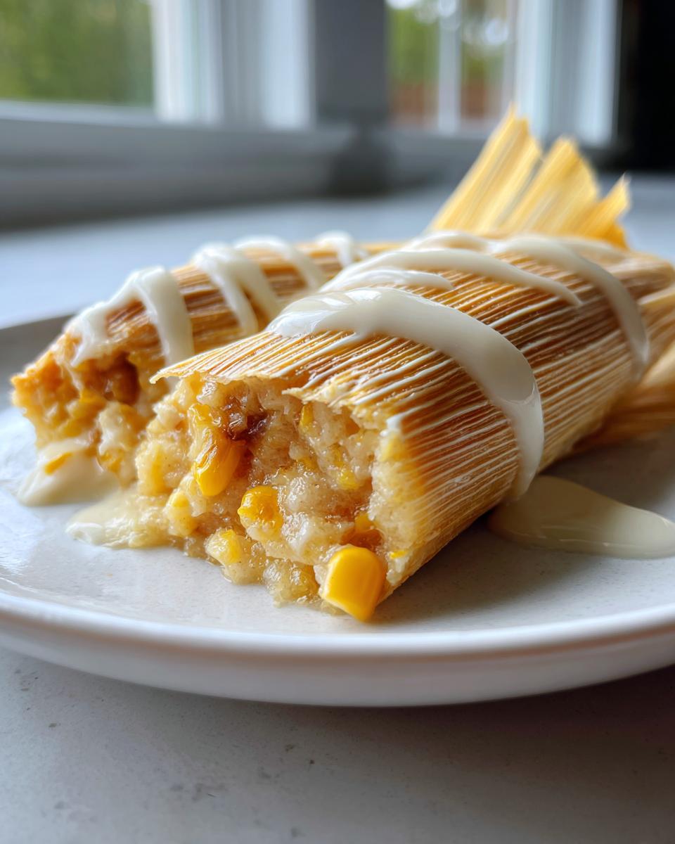 Sweet Corn Tamales with Cream in Just 5 Simple Steps 4 Sweet Corn Tamales with Cream - detail 1