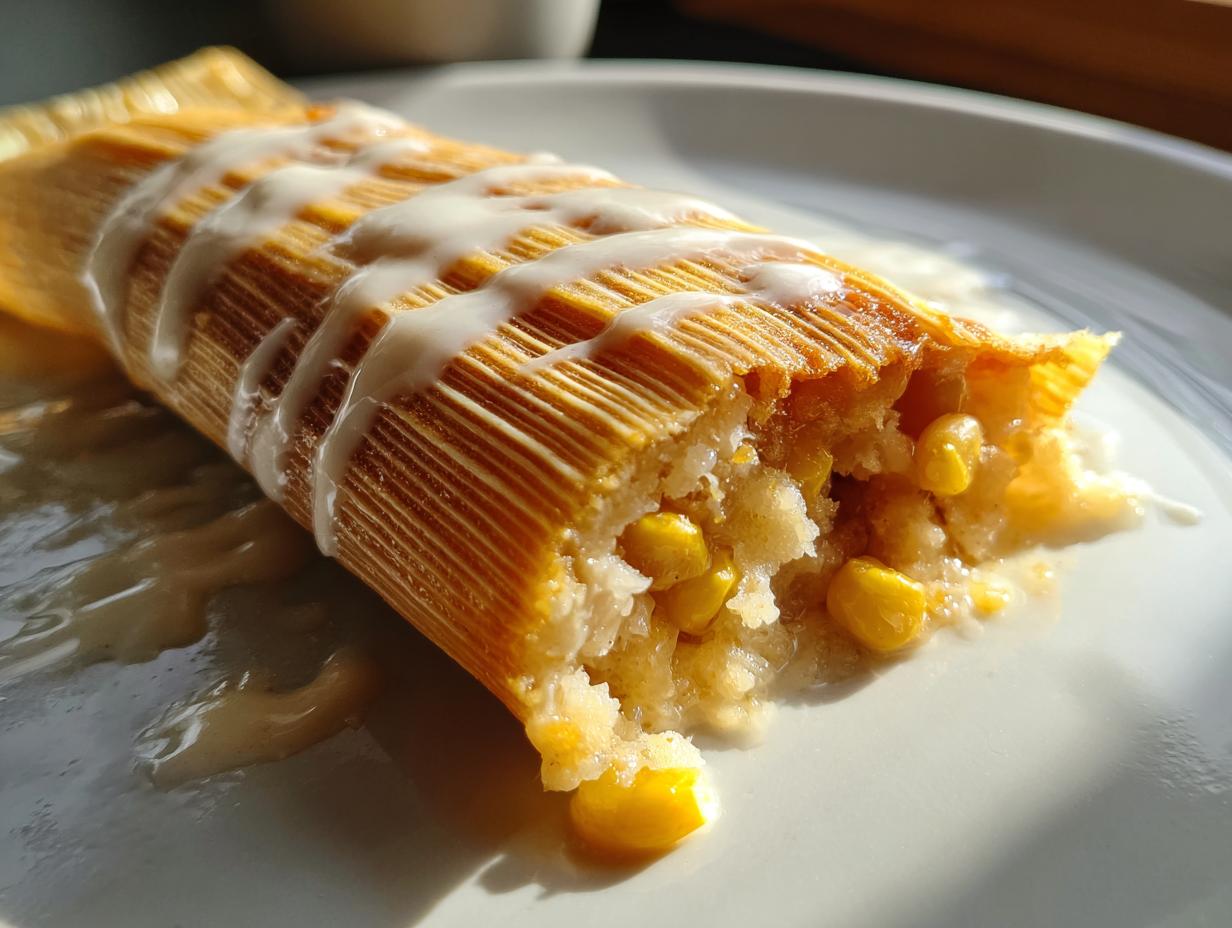 Sweet Corn Tamales with Cream