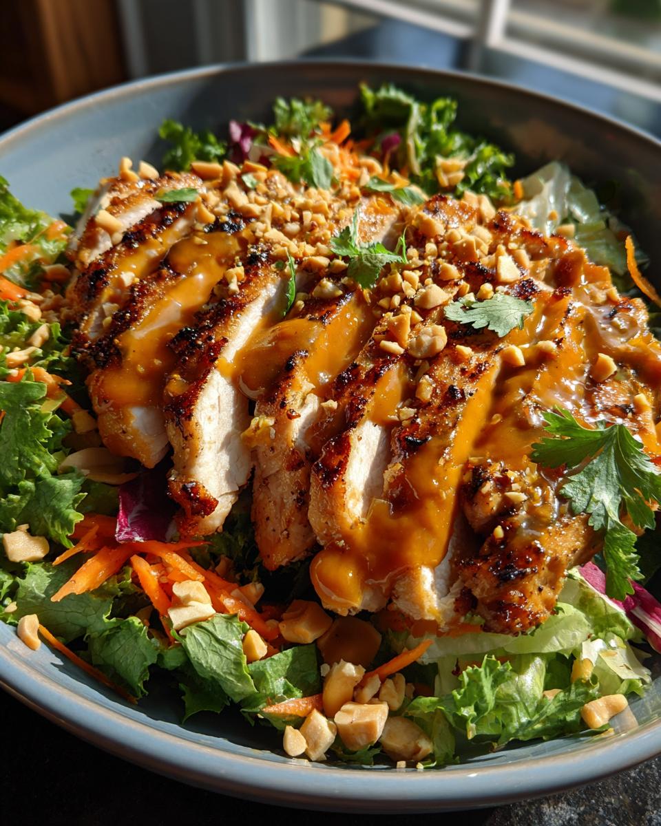 Thai Peanut Grilled Chicken Salad Recipe: 6 Flavor-Bomb Tips 5 Thai Peanut Grilled Chicken Salad - detail 1