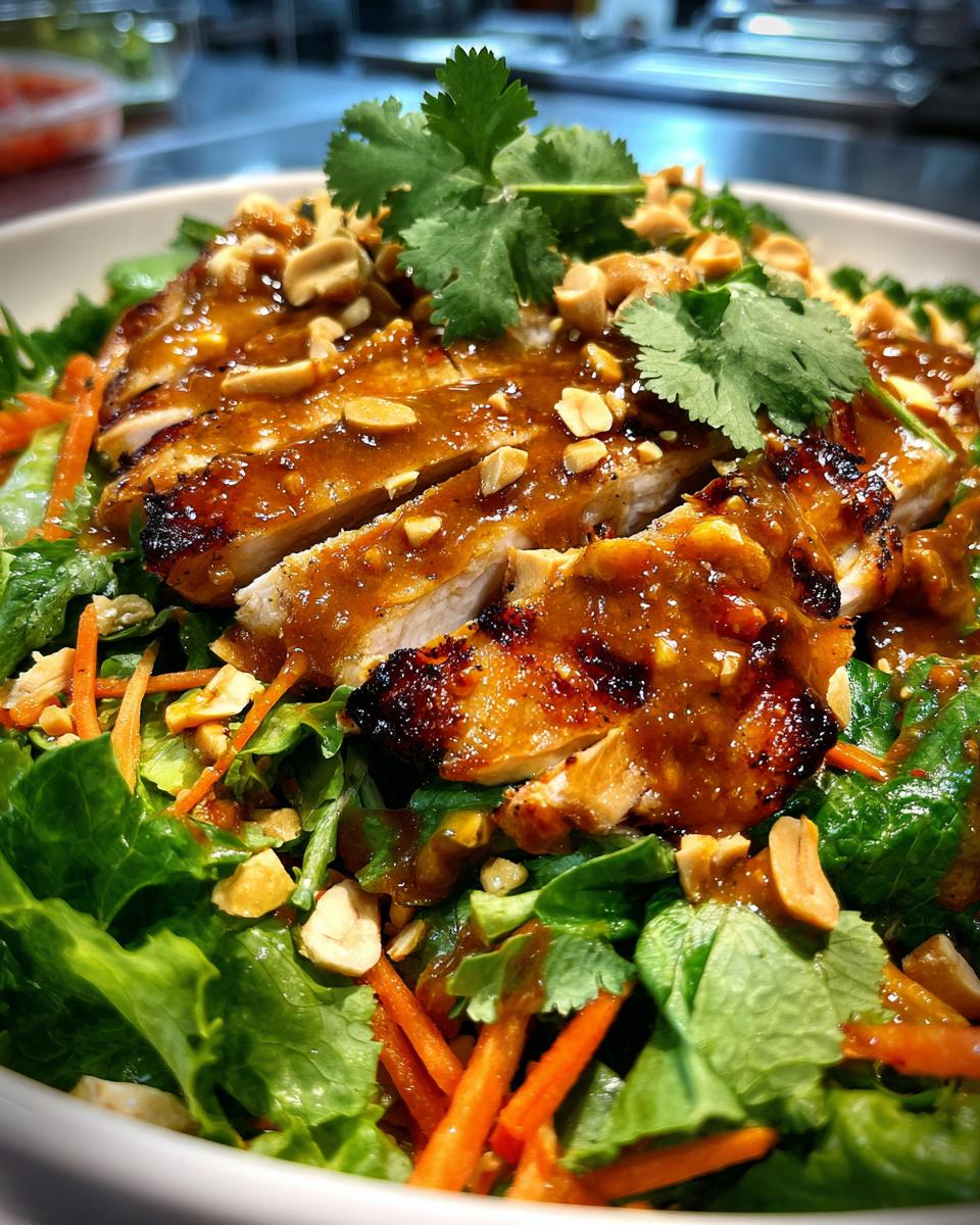 Thai Peanut Grilled Chicken Salad Recipe: 6 Flavor-Bomb Tips 6 Thai Peanut Grilled Chicken Salad - detail 2