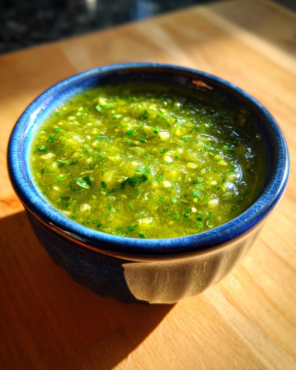 Tomatillo Salsa Verde - detail 2