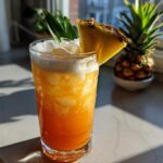 5-Minute Tropical Kiss Mocktail - Pure Beachside Bliss 6 Tropical Kiss Mocktail