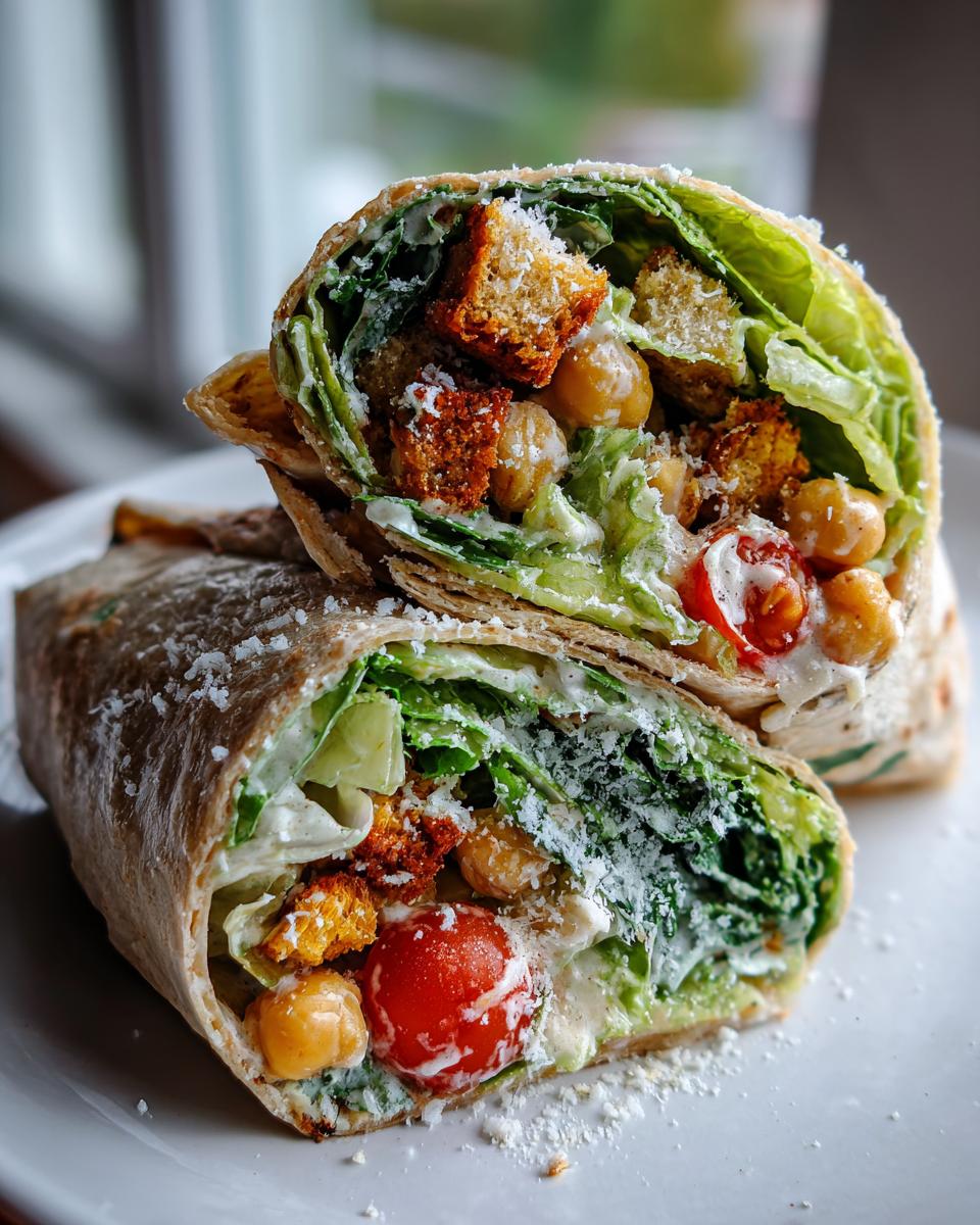 Vegan Caesar Salad Wrap: 5-Minute Crunchy Bliss You Need 5 Vegan Caesar Salad Wrap - detail 1