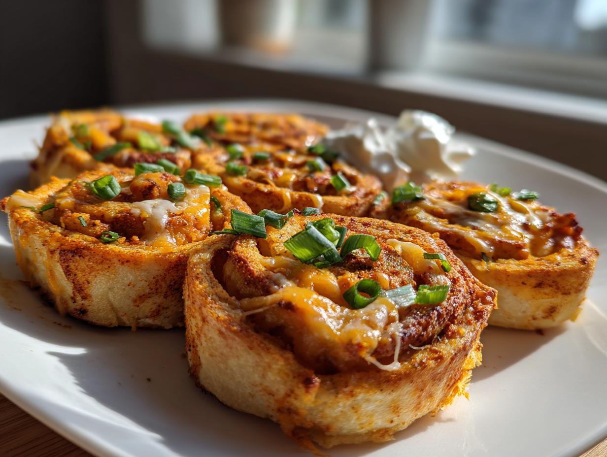 Vegetarian Bean and Cheese Pinwheels