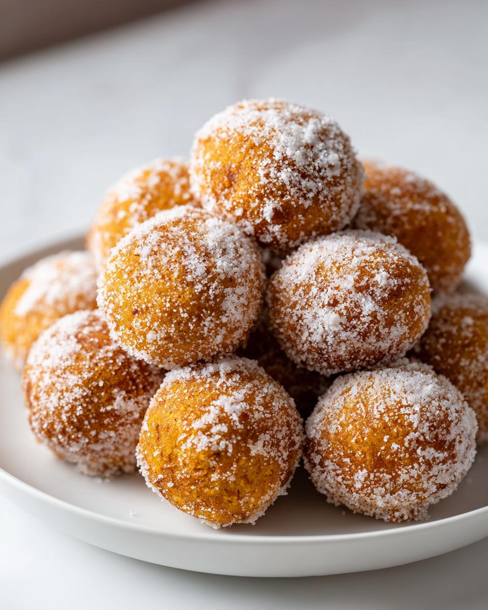 5-ingredient baked Pumpkin Donut Holes - detail 1