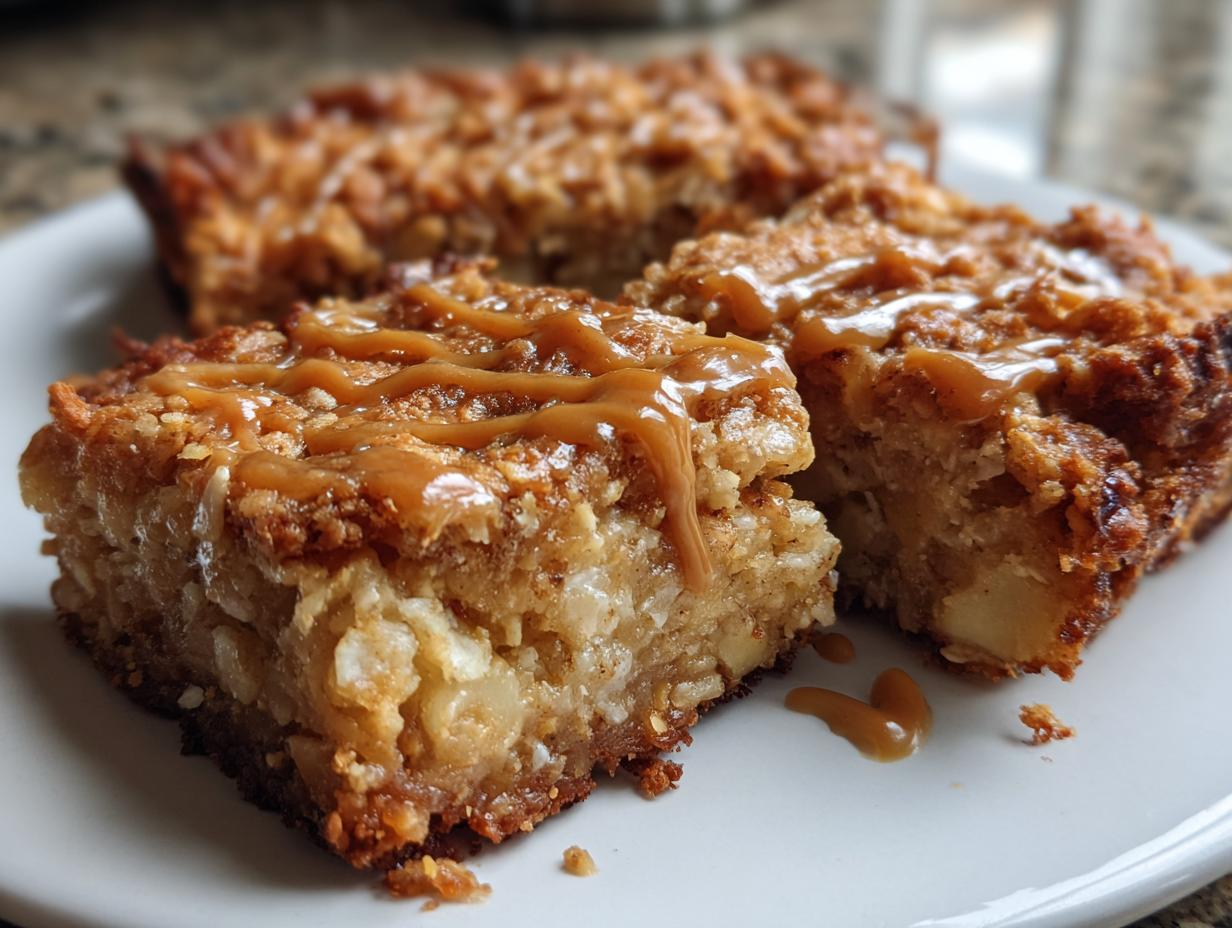 Apple Almond Butter Bars