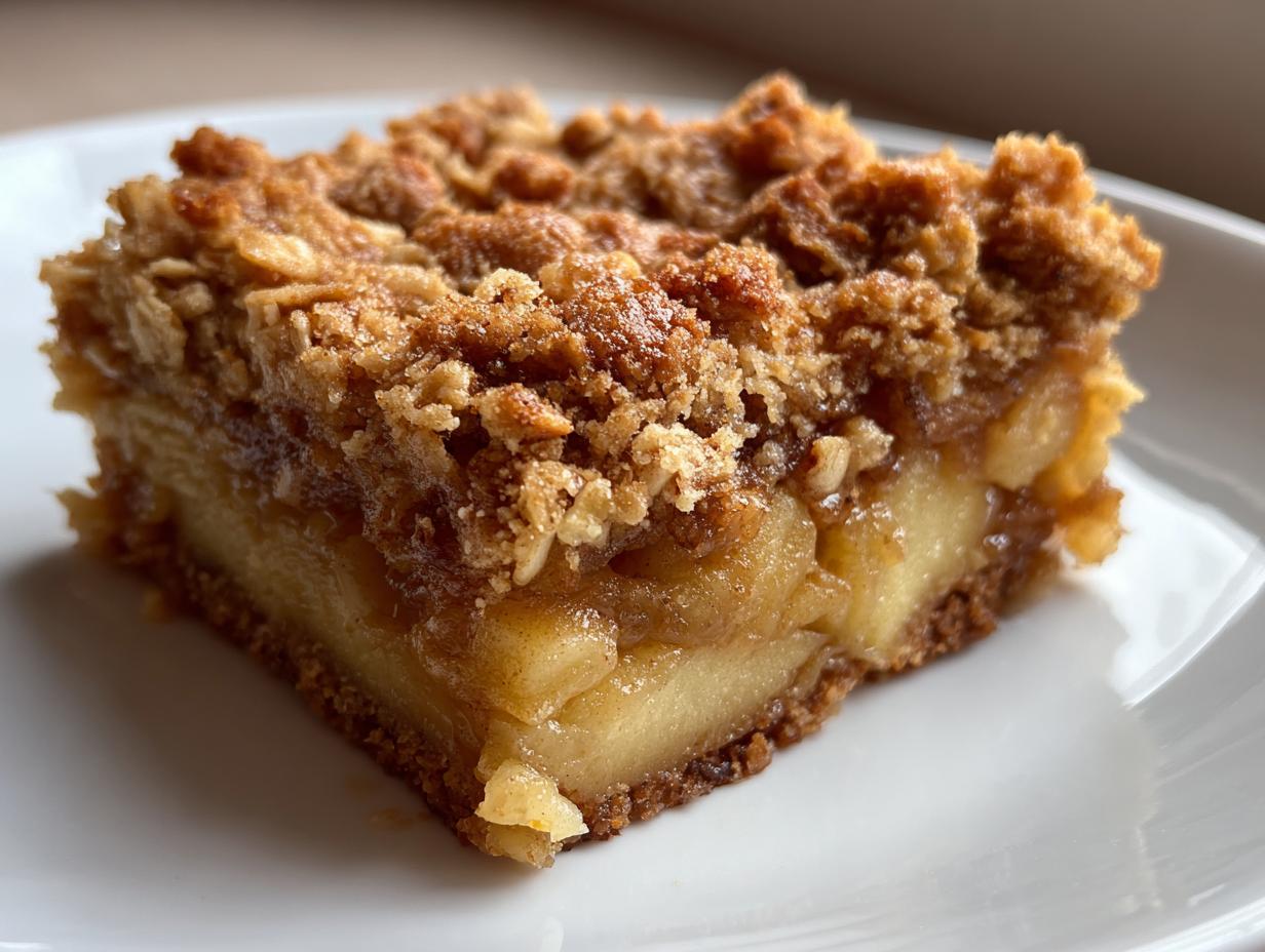 Apple Cinnamon Oat Bars