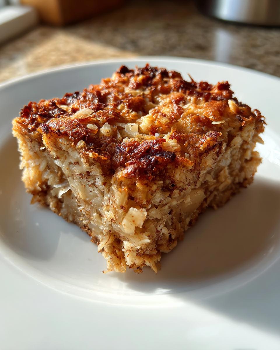 10-Minute Apple Coconut Oat Bars: Irresistibly Easy & Healthy 9 Apple Coconut Oat Bars - detail 4