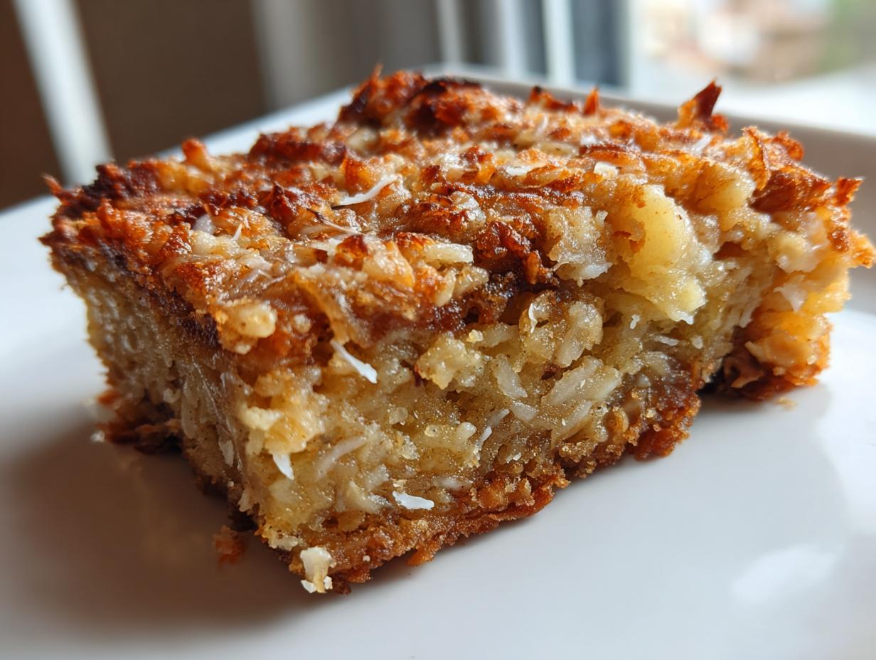 Apple Coconut Oat Bars