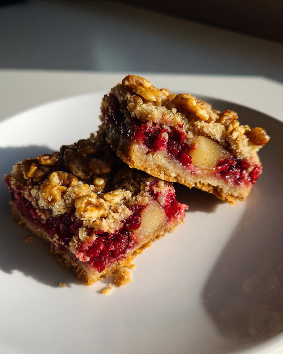 Apple Cranberry Oat Bars - detail 2