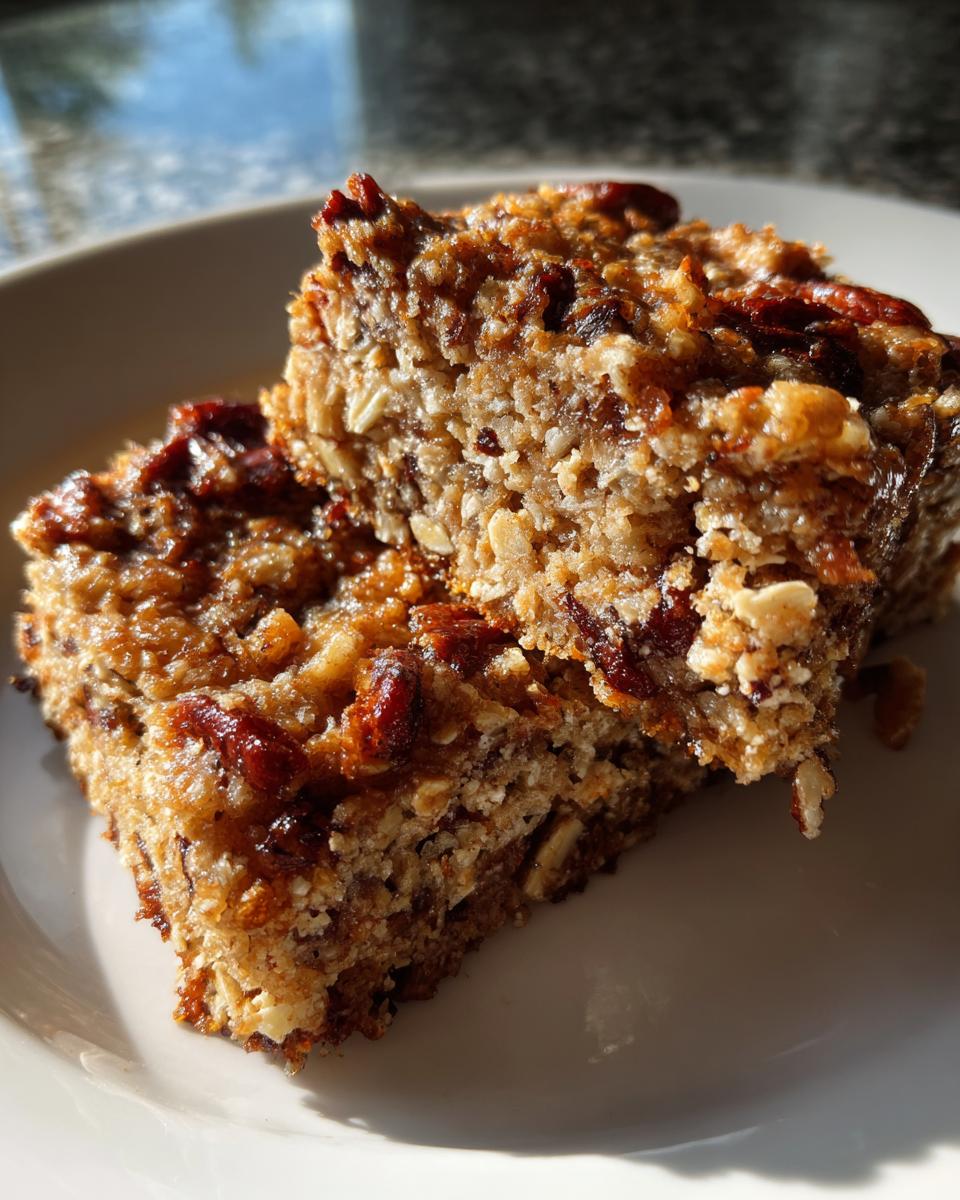 Apple Date and Walnut Bars - detail 2