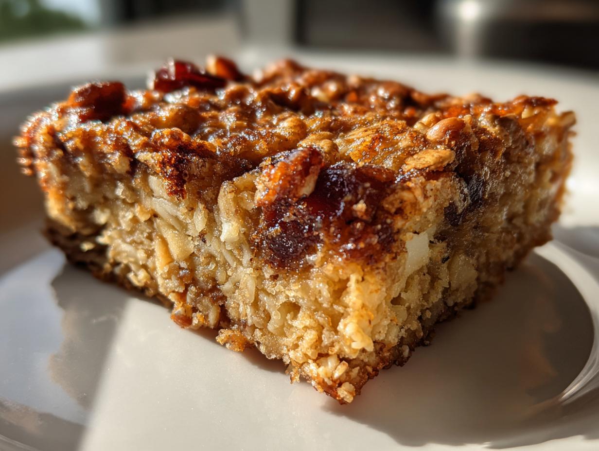 Apple Date and Walnut Bars