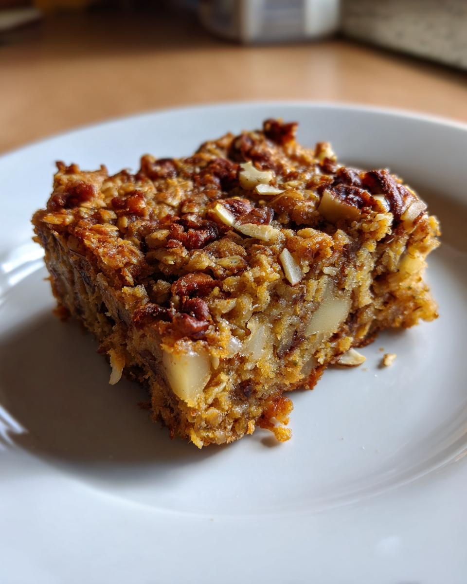 Apple Pecan Breakfast Bars - detail 3