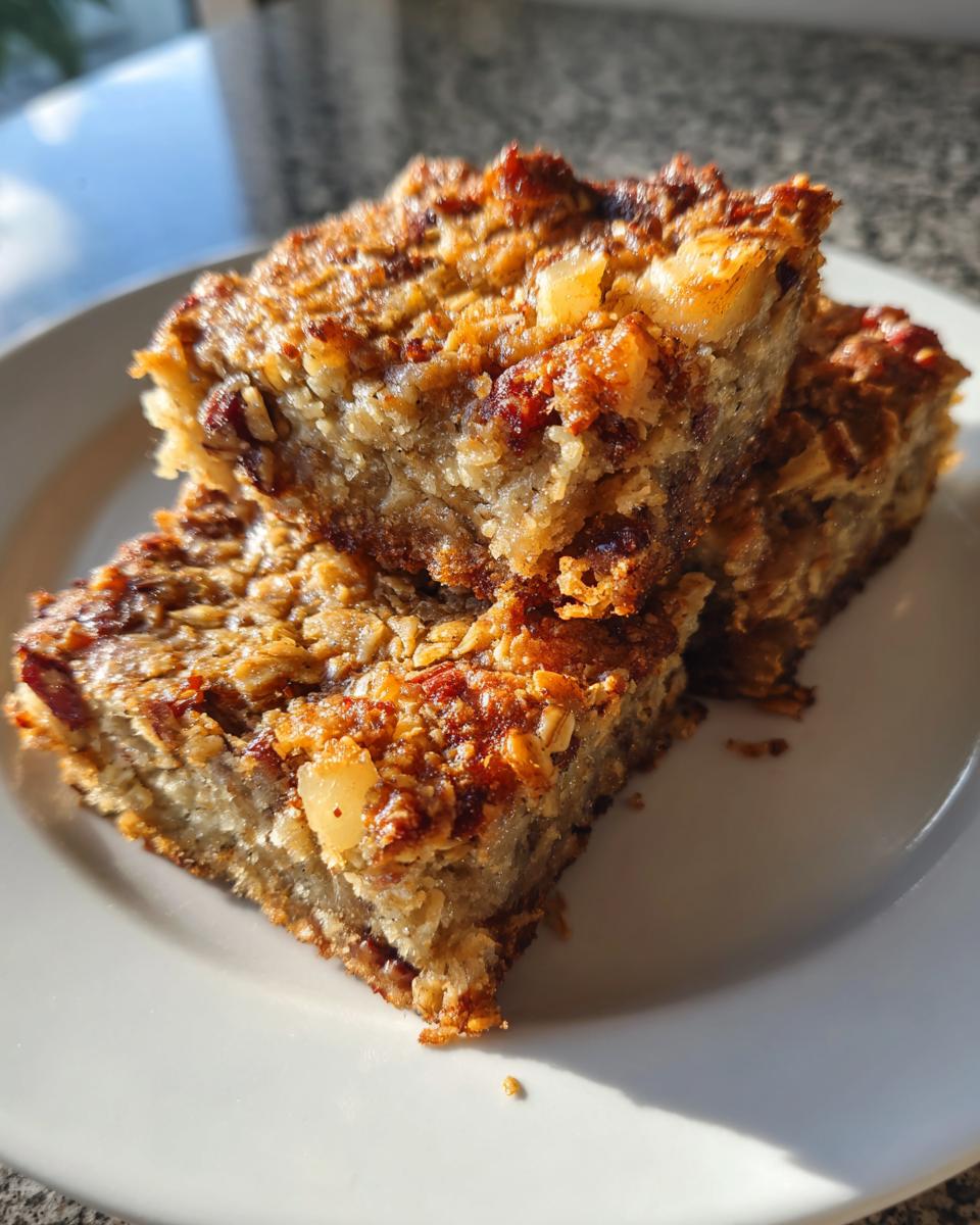 Apple Pecan Breakfast Bars - detail 4