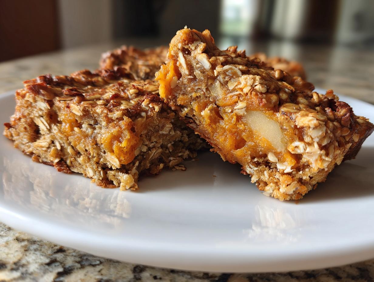 Apple Pumpkin Breakfast Bars