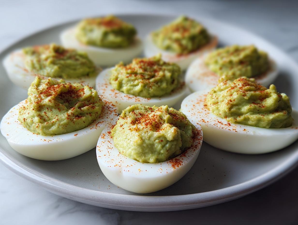 Avocado Deviled Eggs