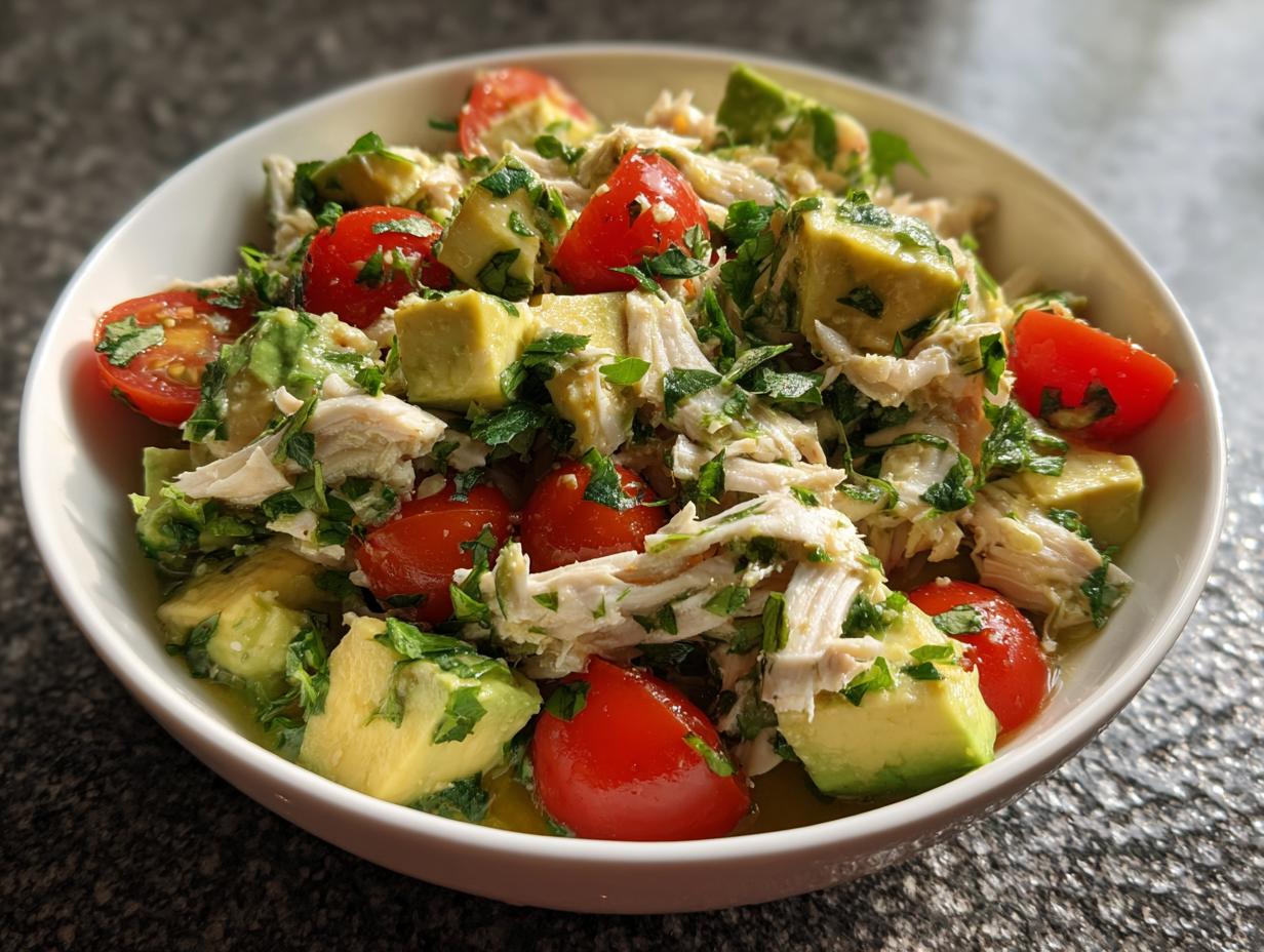 Avocado and Chicken Salad