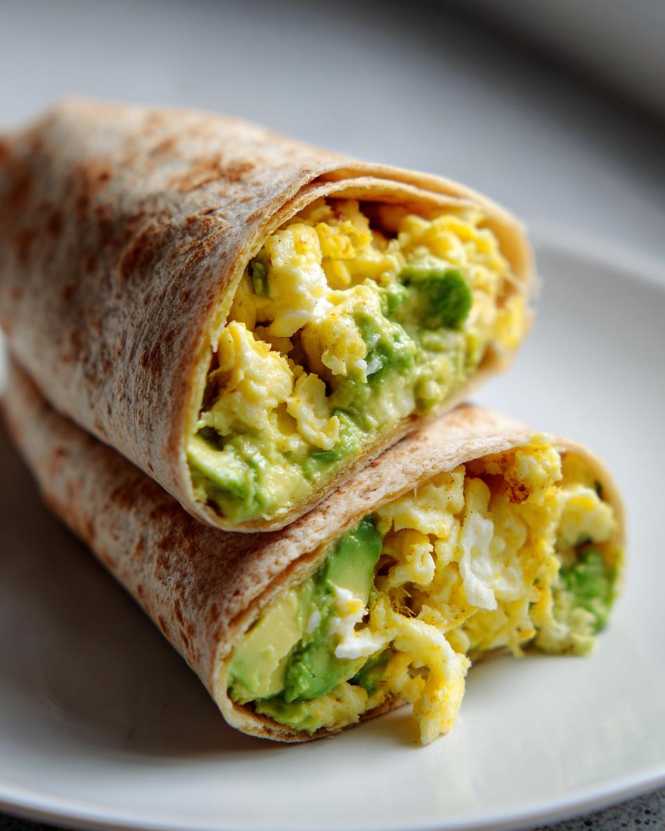 Avocado and Egg Breakfast Burrito - detail 2