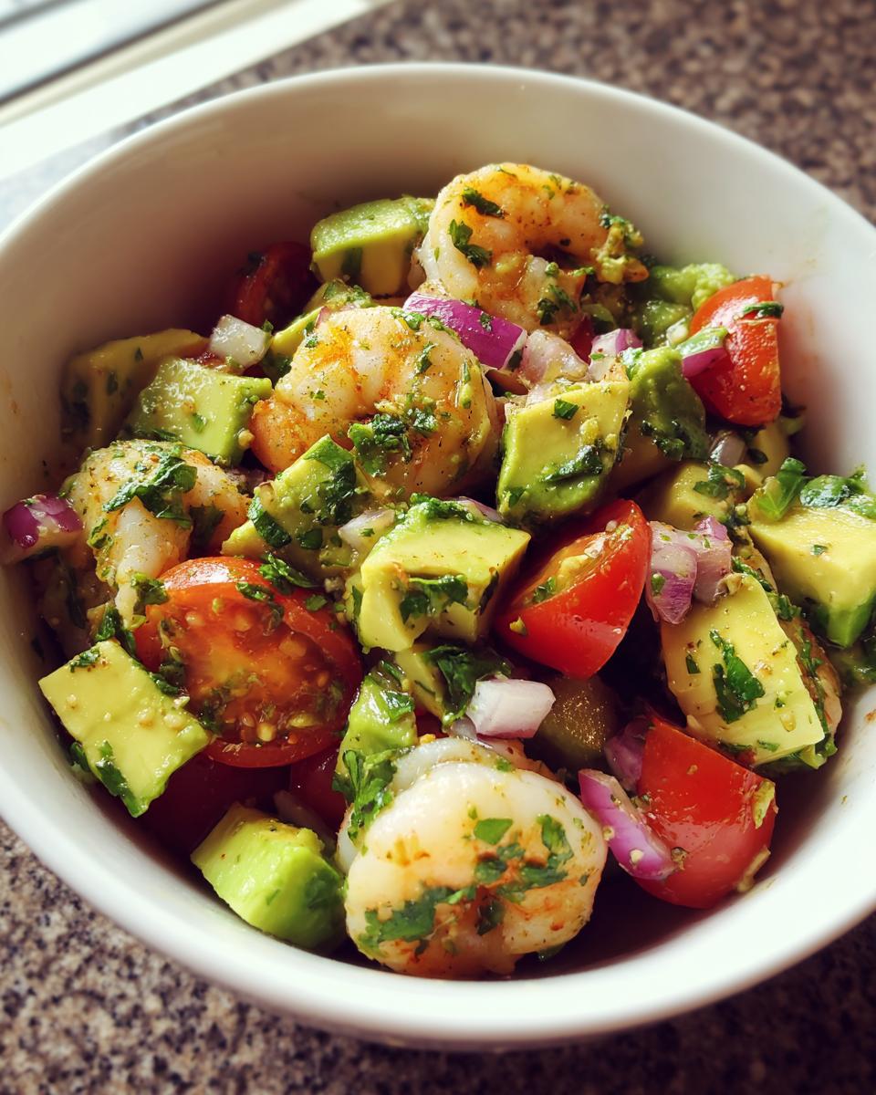Avocado and Shrimp Salad - detail 1
