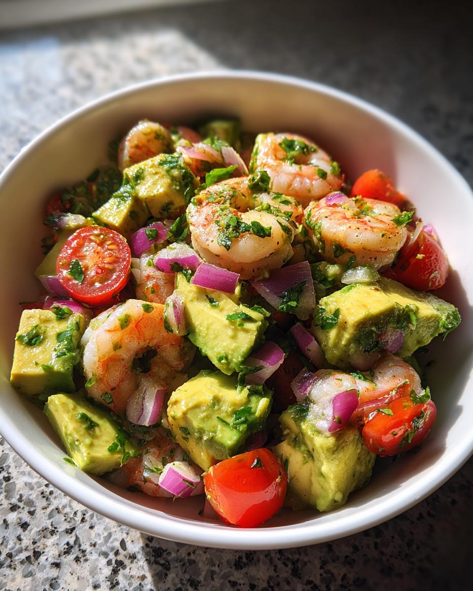 Avocado and Shrimp Salad - detail 2