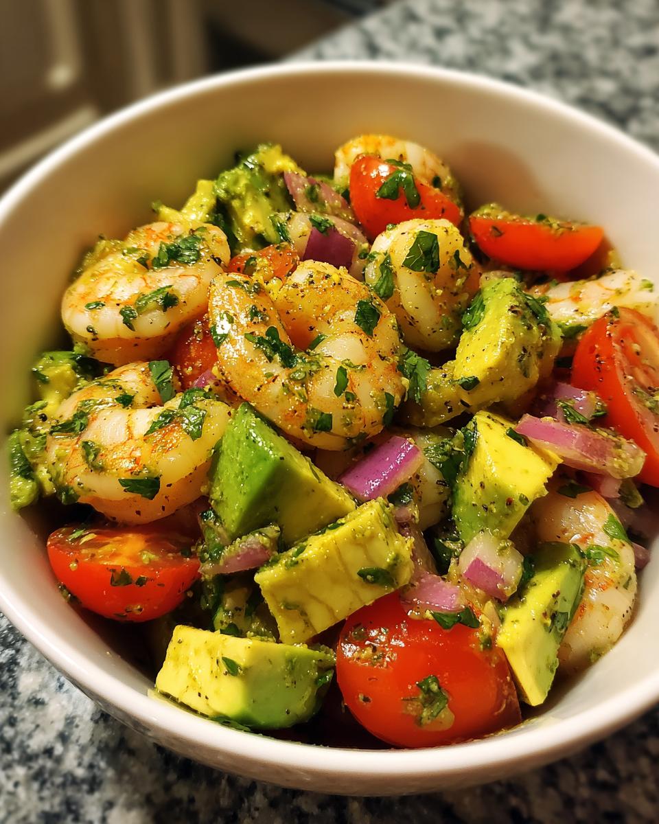 Avocado and Shrimp Salad - detail 4