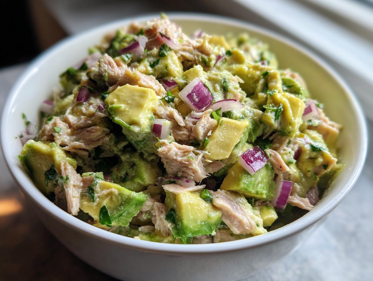 Avocado and Tuna Salad
