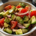 10-Minute Magic Avocado Cucumber Tomato and Onion Salad 6 Avocado cucumber tomato and onion Salad