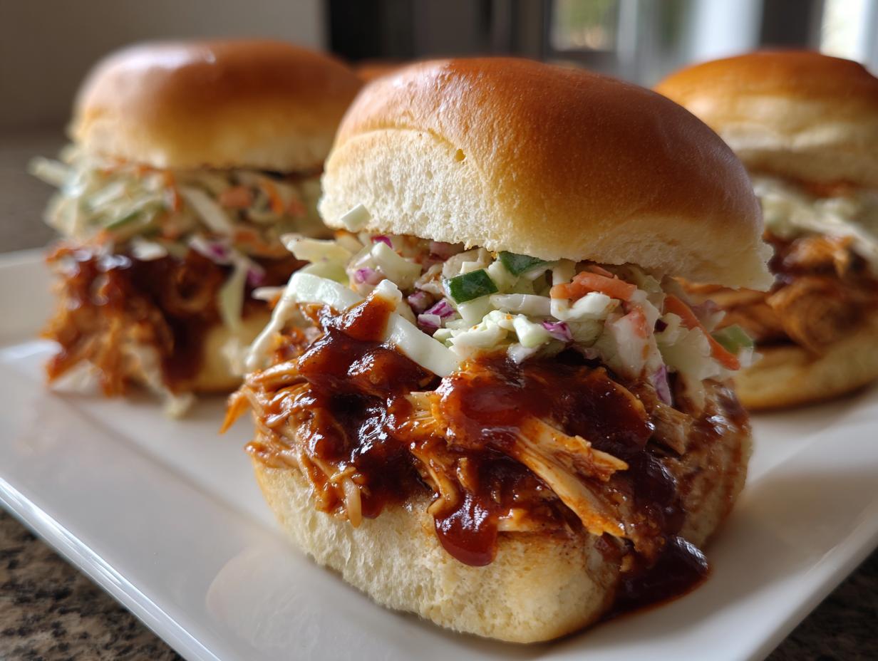 BBQ Chicken Sliders