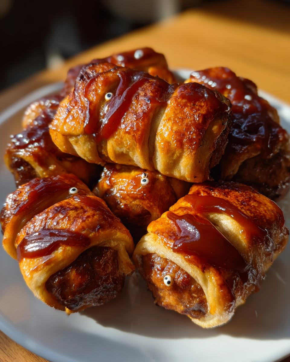 24 Irresistible BBQ Sauce Mummy Meatballs Kids Adore 5 BBQ Sauce Mummy Meatballs - detail 1