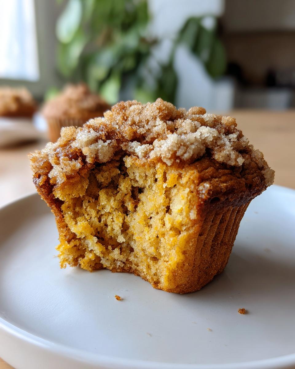 Delicious 8-Ingredient Bakery-Style Pumpkin Muffins You’ll Crave 6 Bakery-Style Pumpkin Muffins (with brown-sugar crumble) - detail 1