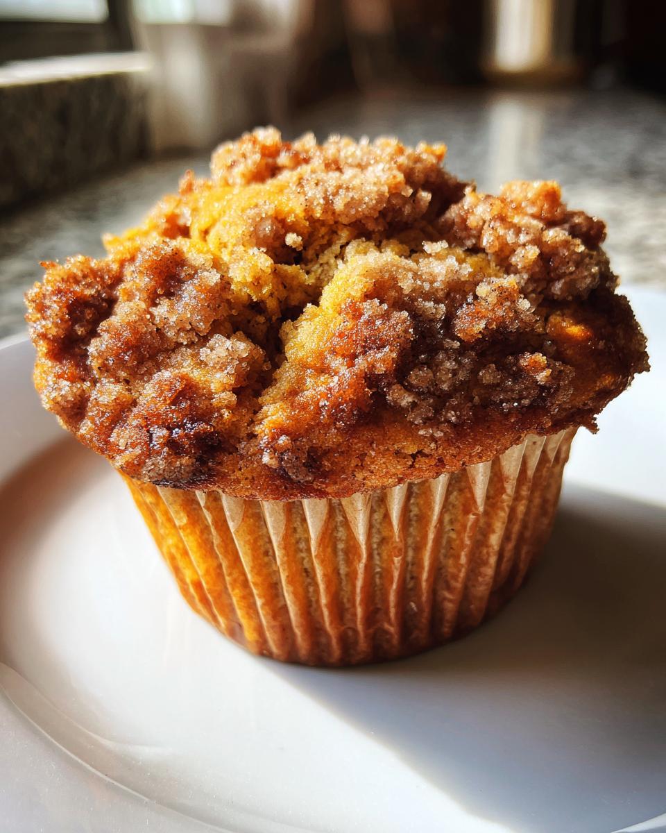 Delicious 8-Ingredient Bakery-Style Pumpkin Muffins You’ll Crave 7 Bakery-Style Pumpkin Muffins (with brown-sugar crumble) - detail 2