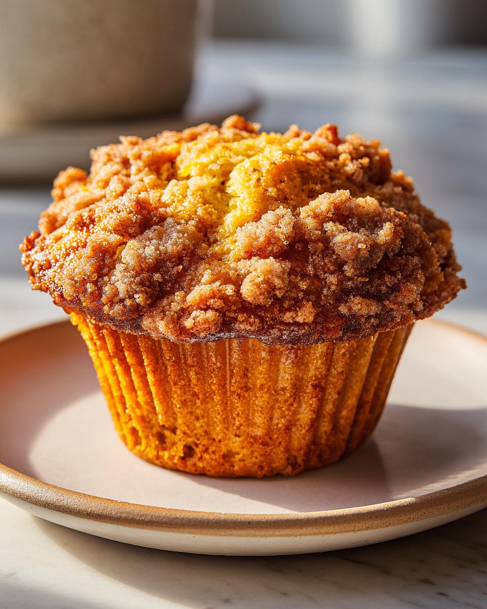 Delicious 8-Ingredient Bakery-Style Pumpkin Muffins You’ll Crave 8 Bakery-Style Pumpkin Muffins (with brown-sugar crumble) - detail 3