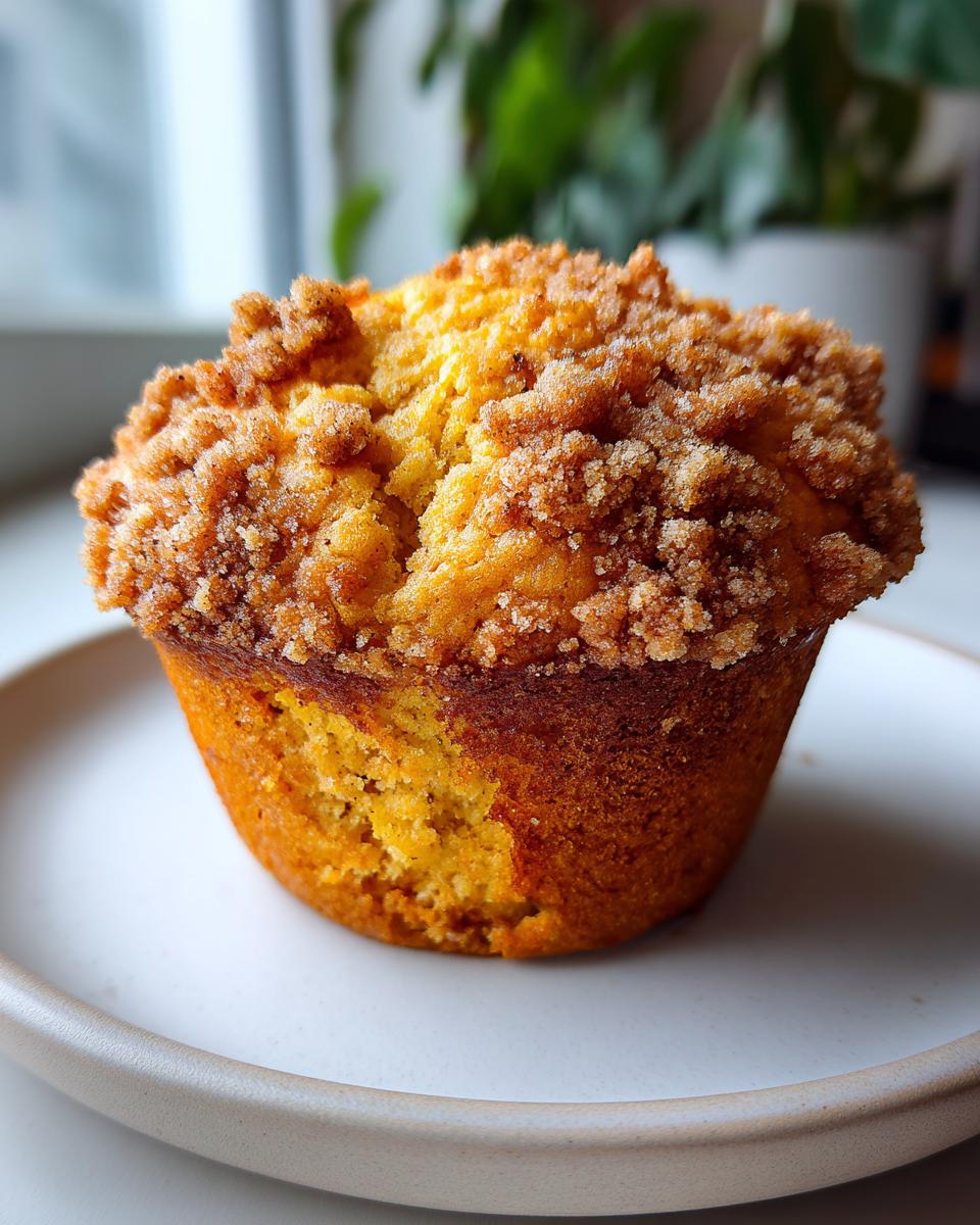 Delicious 8-Ingredient Bakery-Style Pumpkin Muffins You’ll Crave 9 Bakery-Style Pumpkin Muffins (with brown-sugar crumble) - detail 4