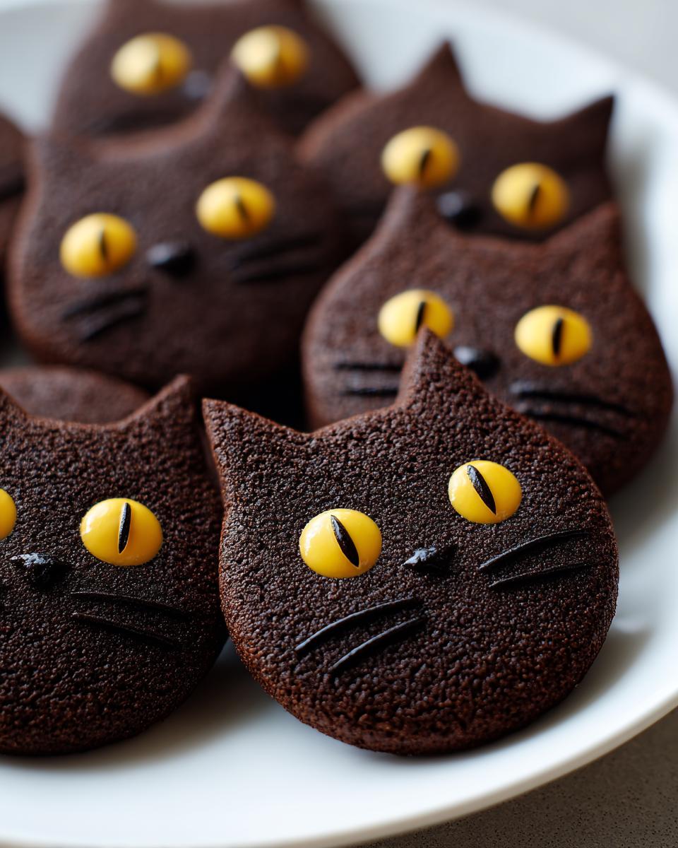 12 Spooky Black Cat Cookies Kids Will Love Baking 5 Black Cat Cookies - detail 1
