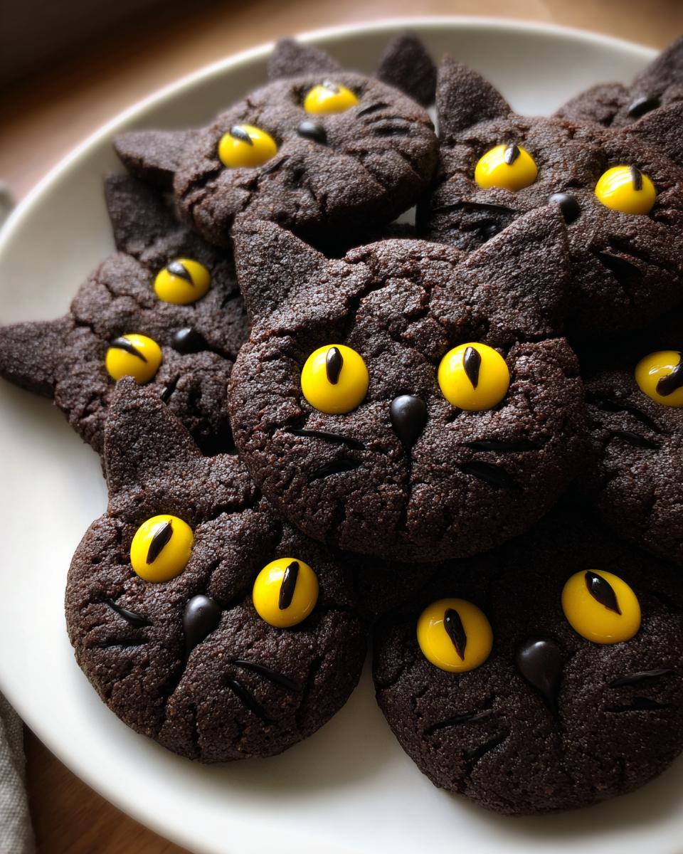 12 Spooky Black Cat Cookies Kids Will Love Baking 6 Black Cat Cookies - detail 2