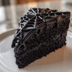 1 Spooky Black Cocoa Spider Web Cake That Haunts Taste Buds 8 Black Cocoa Spider Web Cake