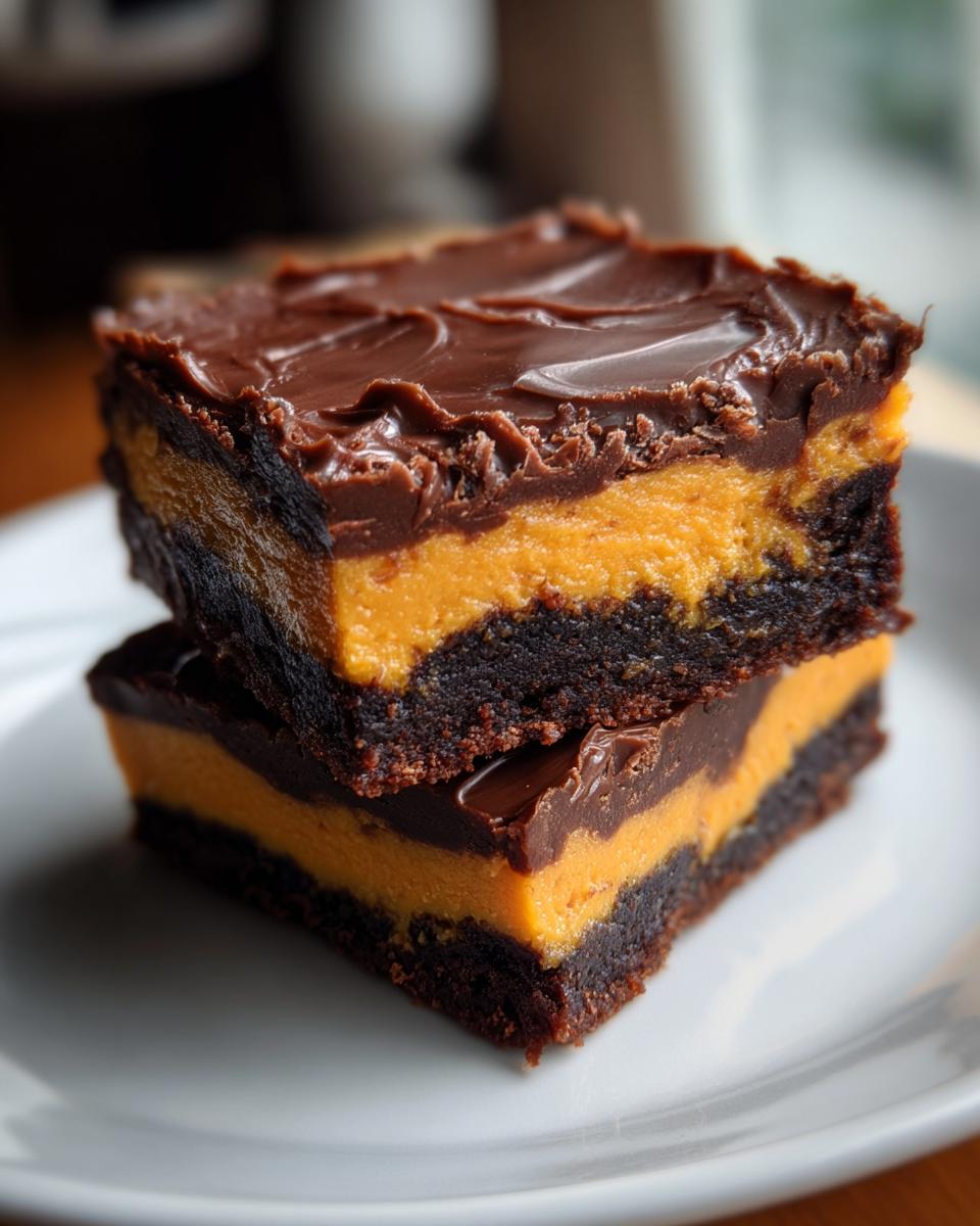 Spooky 2-Layer Black and Orange Layered Fudge 6 Black and Orange Layered Fudge - detail 2