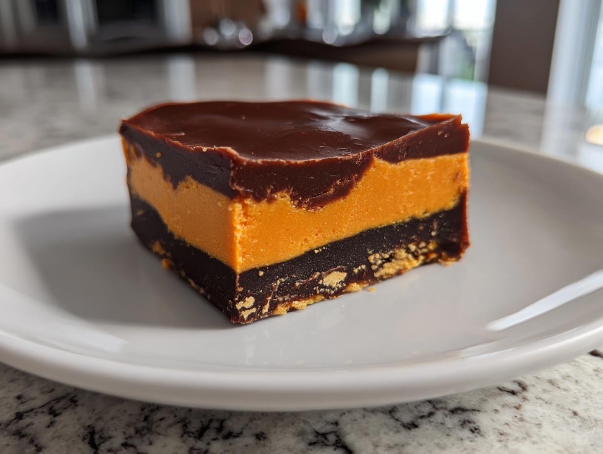 Black and Orange Layered Fudge