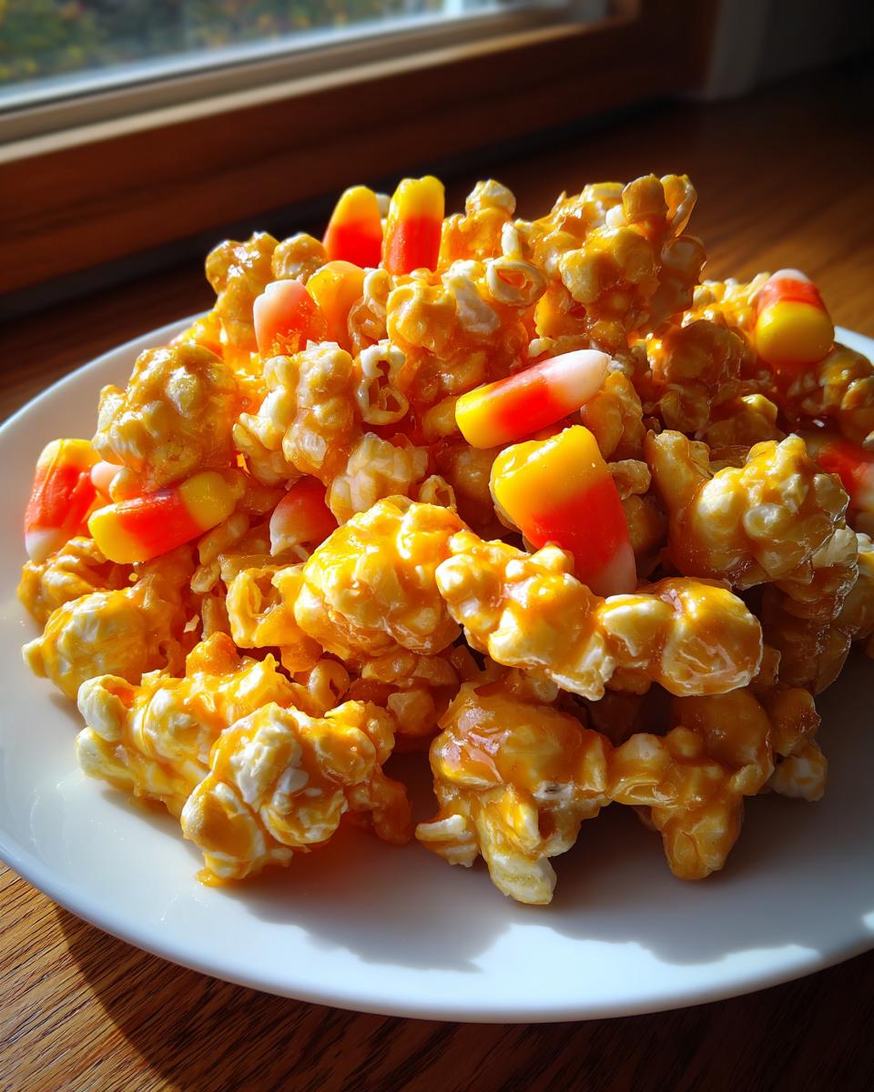 Candy Corn Caramel Popcorn - detail 3