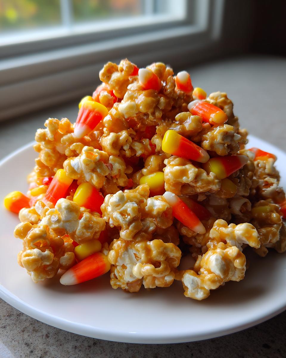 Candy Corn Caramel Popcorn - detail 4