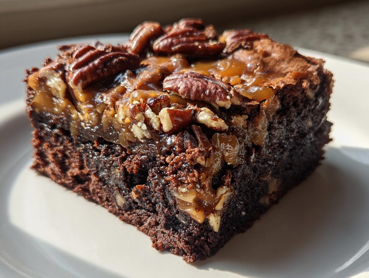 Caramel Pecan Brownies