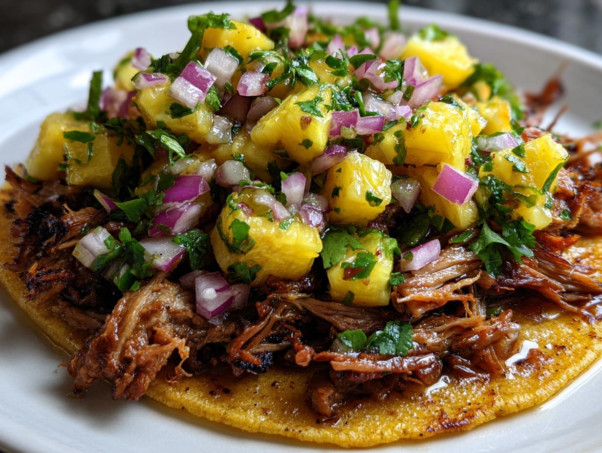 Carnitas with Pineapple Salsa