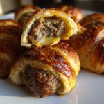 Melty Cheese-Stuffed Mummy Meatballs: 1 Spooky Hit! 10 Cheese-Stuffed Mummy Meatballs