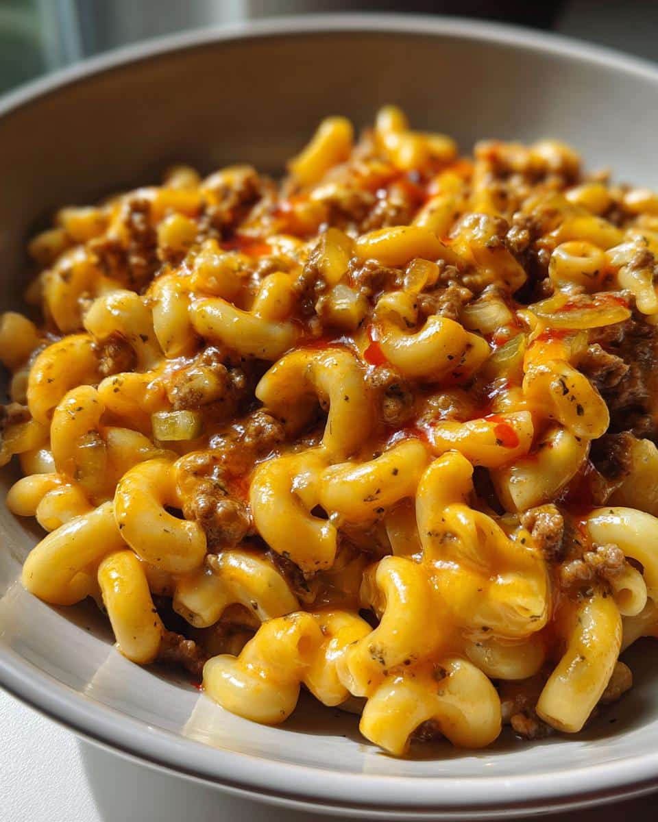 Cheeseburger Mac and Cheese - detail 1