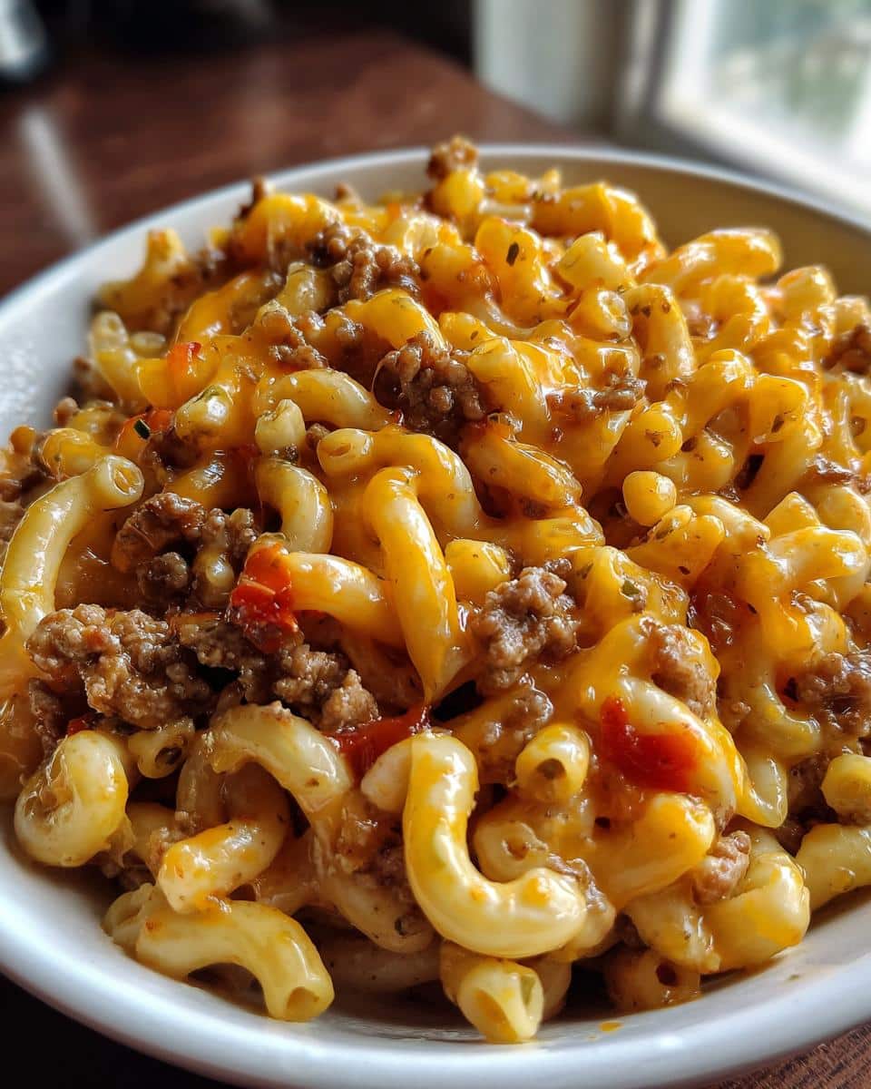 Cheeseburger Mac and Cheese - detail 2
