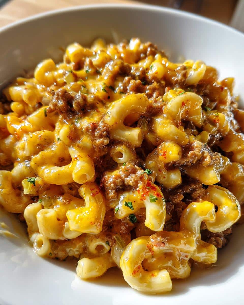 Cheeseburger Mac and Cheese - detail 3