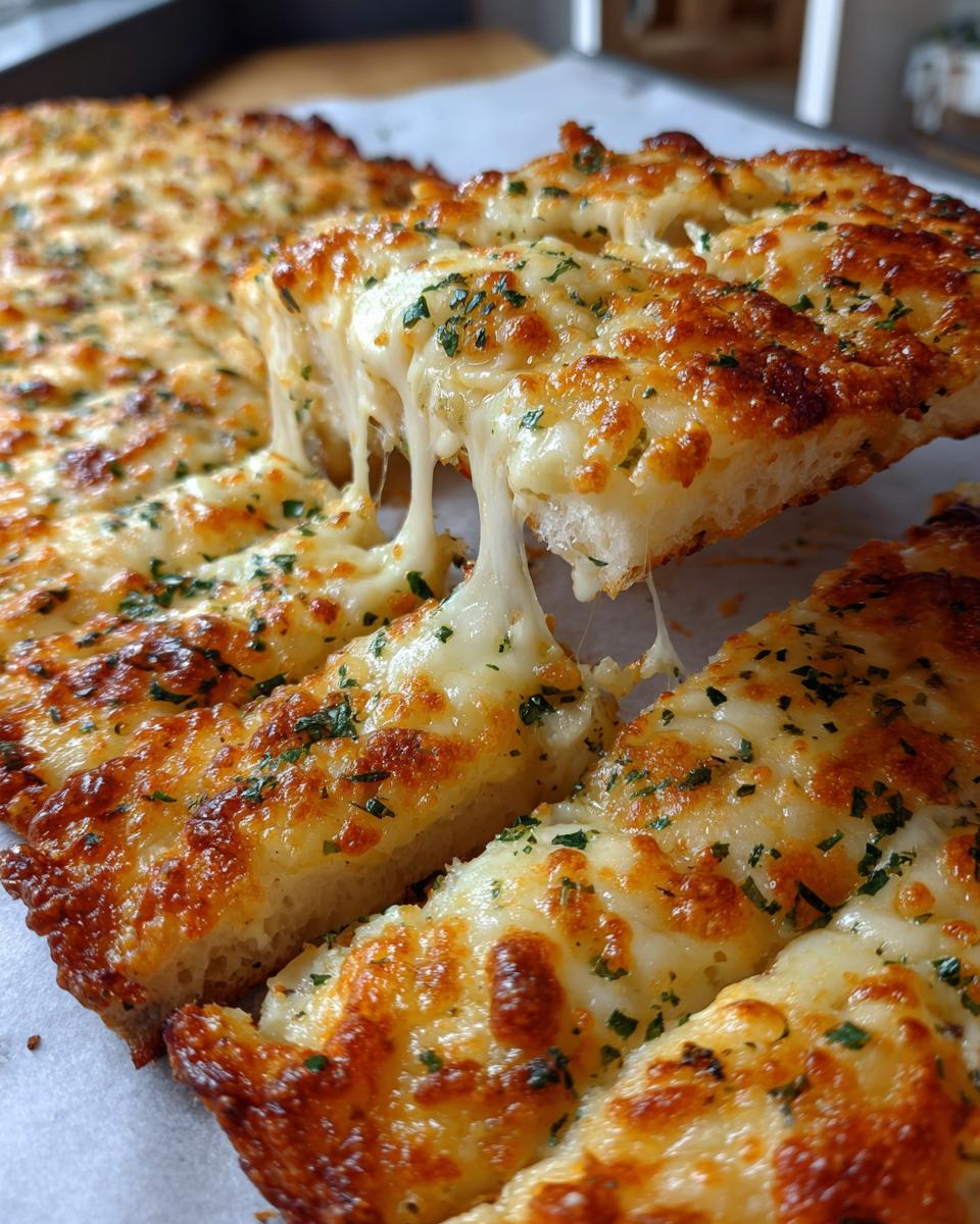 Cheesy Garlic Breadsticks - detail 2