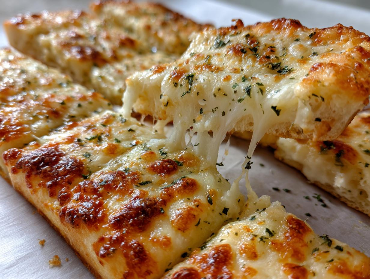 Cheesy Garlic Breadsticks